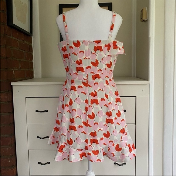 Black Halo Women's Zalda Ruffled Floral Mini Dress - Picture 3 of 16